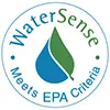 A blue and green logo for watersense